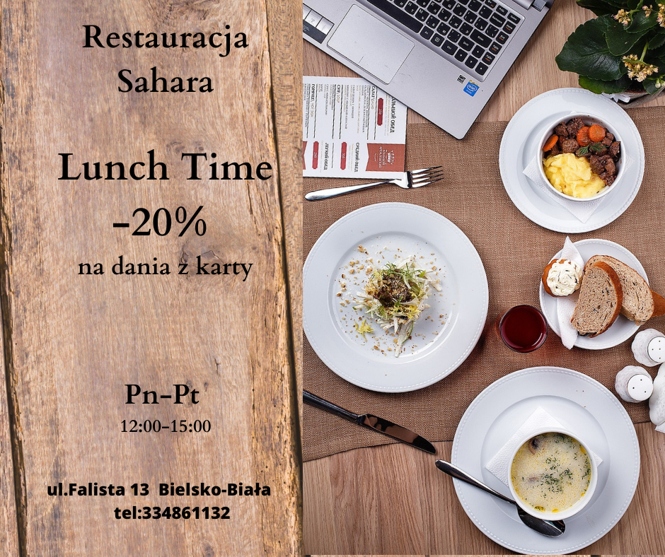 Read more about the article „LUNCH TIME” W RESTAURACJI SAHARA
